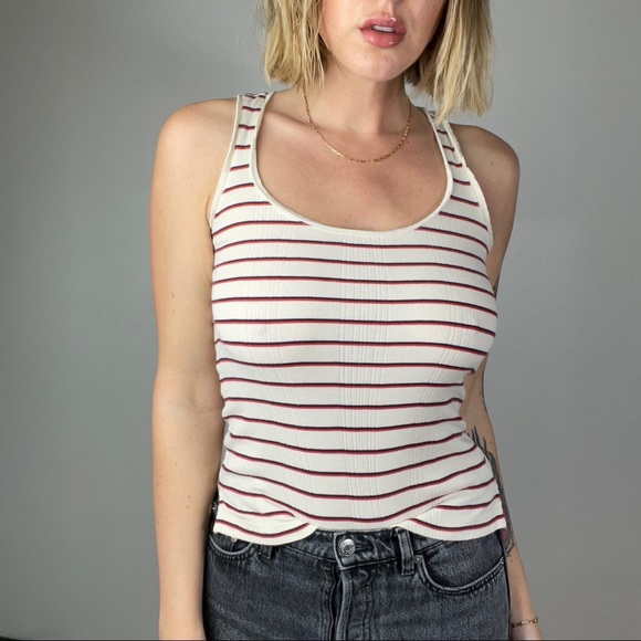 Madewell Tops - 3 for $20 MADEWELL Striped Racerback Tank Top
